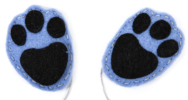 Mobile mit Filzkugeln basteln - Schritt 9