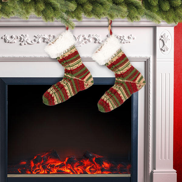 Nikolaus-Socke stricken