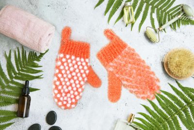 Peeling-Handschuh häkeln Peeling-Handschuh häkeln