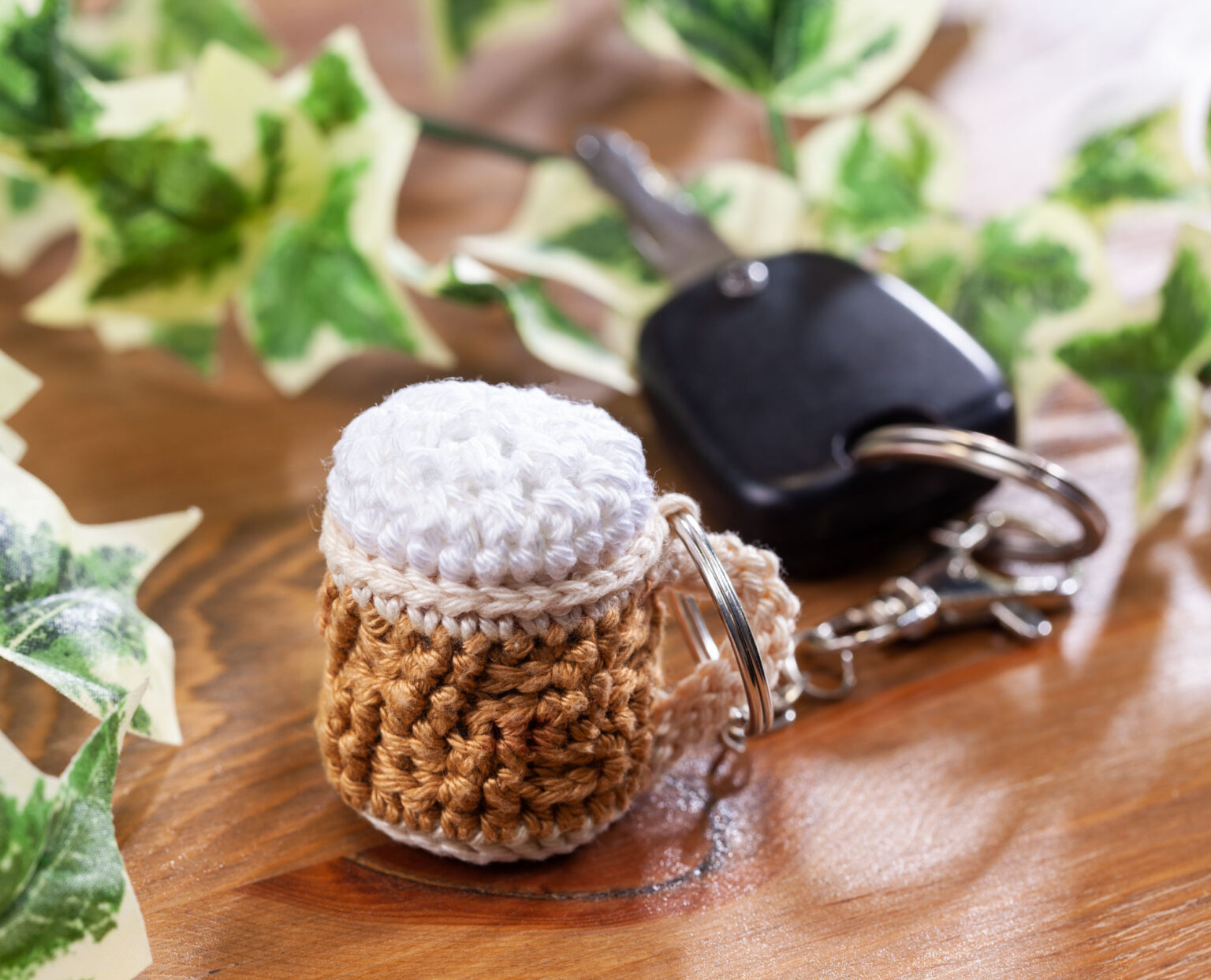 Bierkrug-Anhänger für Vatertag häkeln