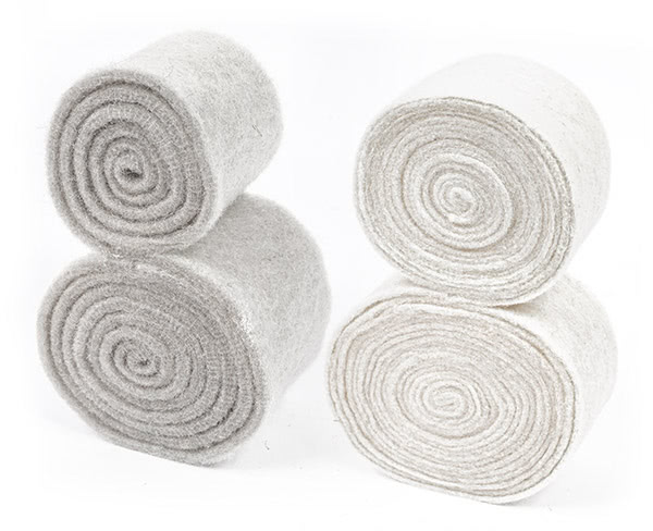 Schneemänner aus Filzbändern basteln - Schritt 1 Schneemänner aus Filzbändern basteln - Schritt 1