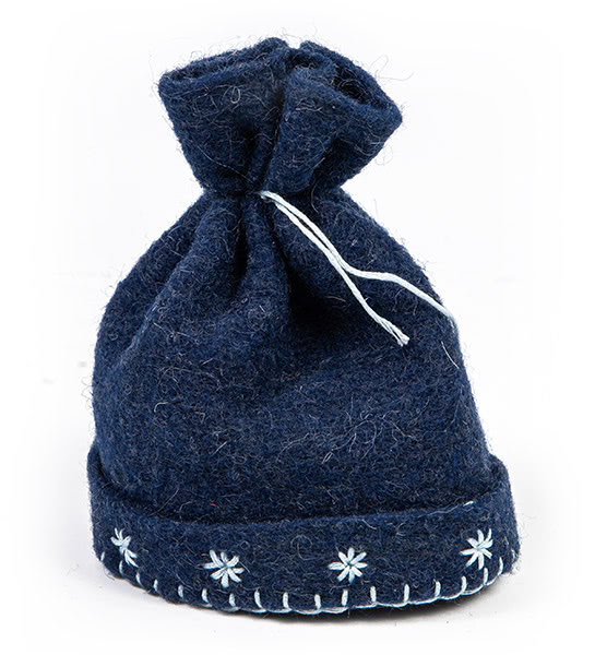 Schneemänner aus Filzbändern basteln - Schritt 8 Schneemänner aus Filzbändern basteln - Schritt 8