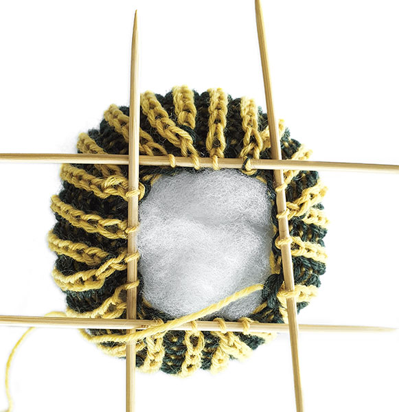 Kürbis stricken - Schritt 10