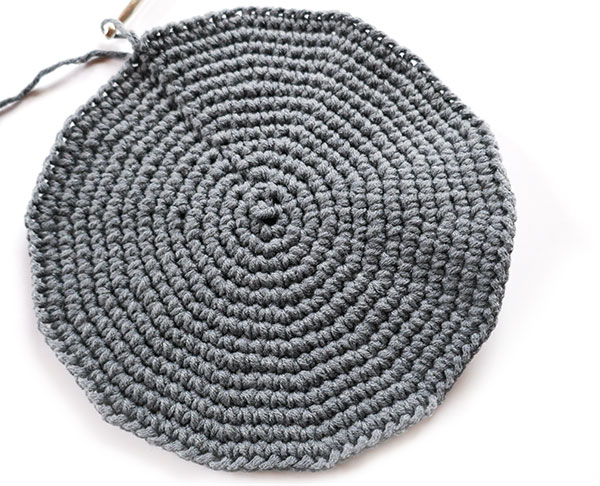 Körbchen mit Deckel häkeln - Schritt 1