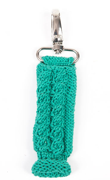 Desinfektionsmittel-Hülle stricken - Schritt 4