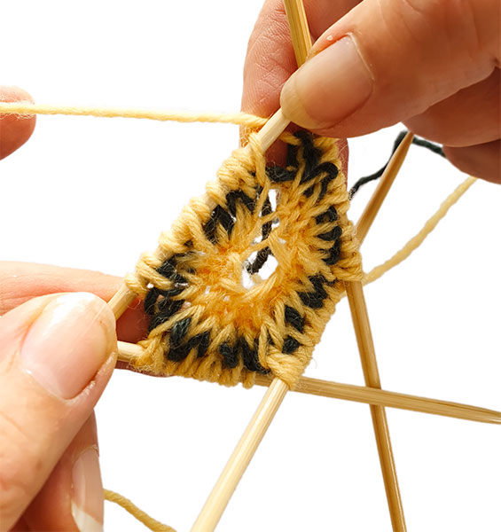 Kürbis stricken - Schritt 5