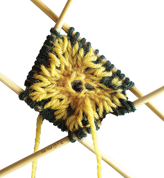 Kürbis stricken - Schritt 7