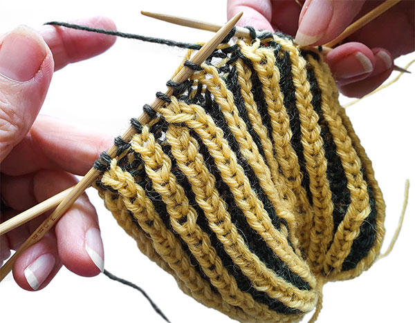 Kürbis stricken - Schritt 9