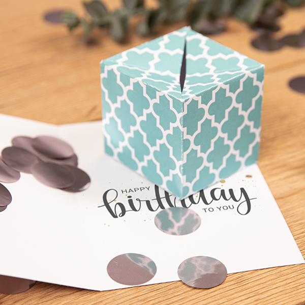 Springwürfel basteln