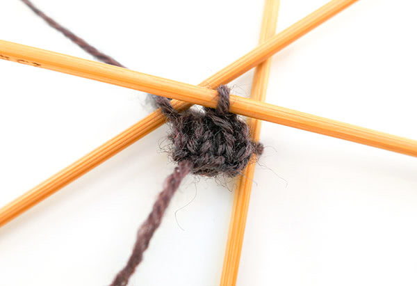 Tischkartenhalter stricken - Schritt 1 Tischkartenhalter stricken - Schritt 1