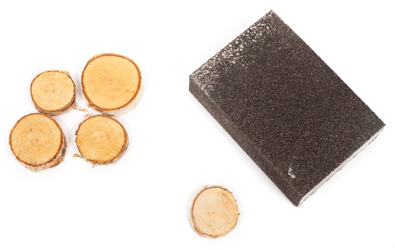 Blätterwichtel basteln schleifen