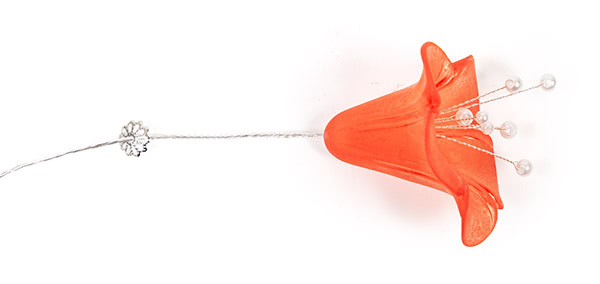 Acrylblüten basteln - Schritt 4