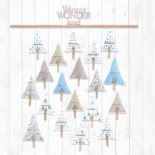 Adventskalender "Tannenbäumchen" nähen