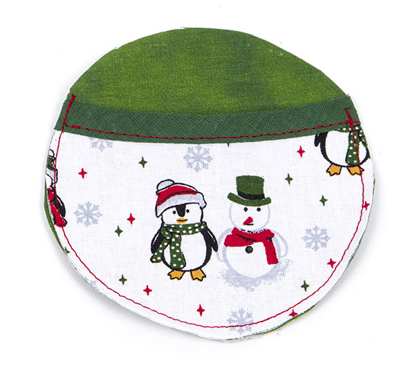 Runde Adventskalendersäckchen nähen - Schritt 5