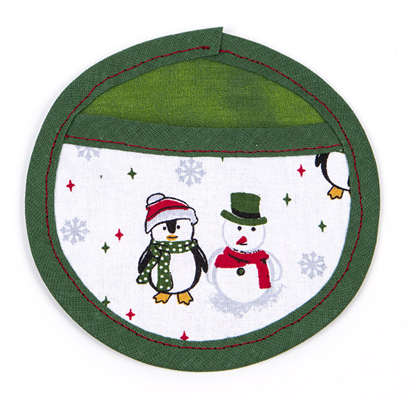 Runde Adventskalendersäckchen nähen - Schritt 6