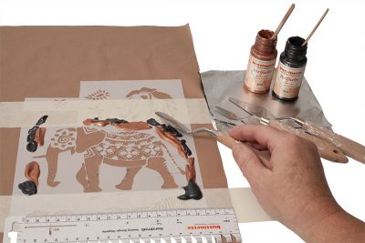 Afrika Kissen - Schritt 7