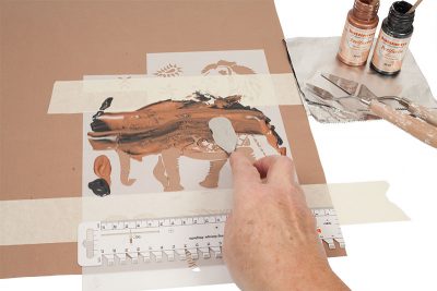 Afrika Kissen - Schritt 8