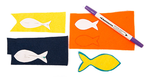 Angelspiel basteln - Schritt 1 Angelspiel basteln - Schritt 1