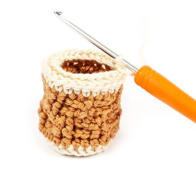 Bierkrug-Anhänger für Vatertag häkeln - Schritt 4