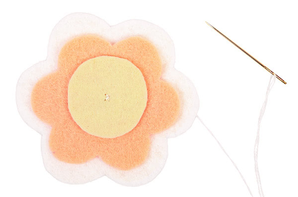 Frühlings-Aufsteller aus Filz basteln - Schritt 4 Frühlings-Aufsteller aus Filz basteln - Schritt 4