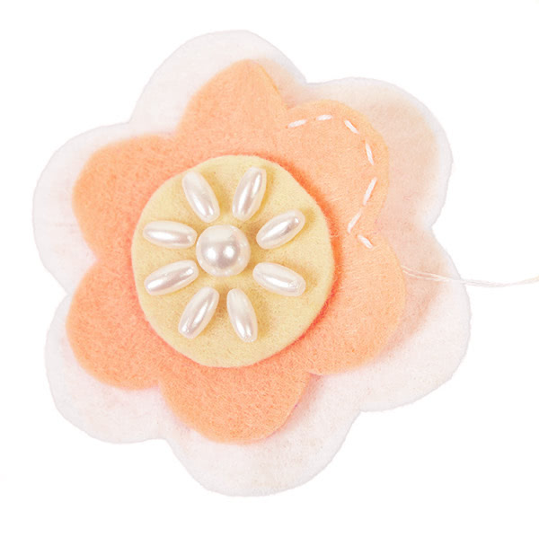 Frühlings-Aufsteller aus Filz basteln - Schritt 6 Frühlings-Aufsteller aus Filz basteln - Schritt 6