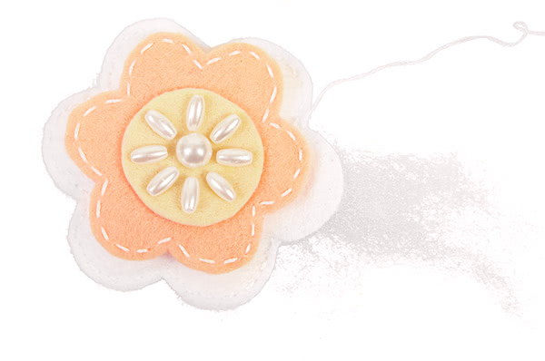 Frühlings-Aufsteller aus Filz basteln - Schritt 8 Frühlings-Aufsteller aus Filz basteln - Schritt 8