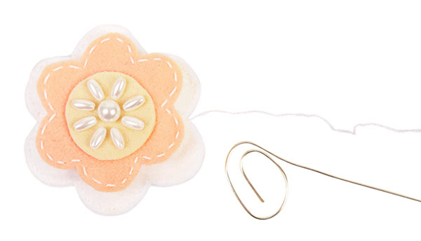 Frühlings-Aufsteller aus Filz basteln - Schritt 9 Frühlings-Aufsteller aus Filz basteln - Schritt 9