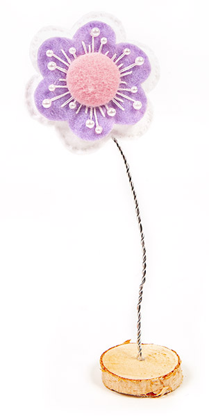 Frühlings-Aufsteller aus Filz basteln - Schritt 12 Frühlings-Aufsteller aus Filz basteln - Schritt 12