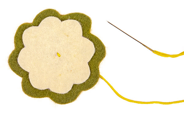 Frühlings-Aufsteller aus Filz basteln - Schritt 15 Frühlings-Aufsteller aus Filz basteln - Schritt 15