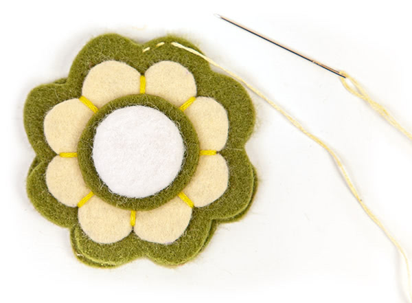 Frühlings-Aufsteller aus Filz basteln - Schritt 19 Frühlings-Aufsteller aus Filz basteln - Schritt 19