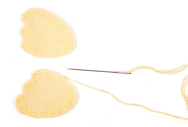 Frühlings-Aufsteller aus Filz basteln - Schritt 23 Frühlings-Aufsteller aus Filz basteln - Schritt 23