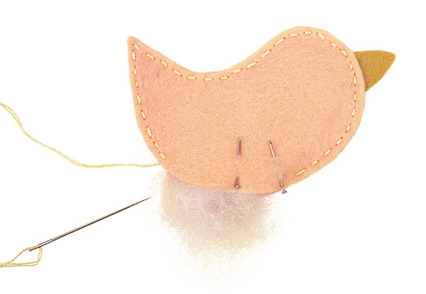 Frühlings-Aufsteller aus Filz basteln - Schritt 25 Frühlings-Aufsteller aus Filz basteln - Schritt 25