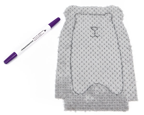 Bär Valentin nähen - Schritt 2