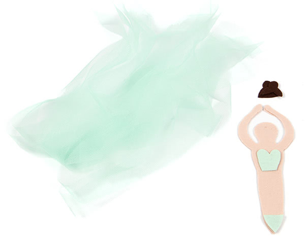 Ballerina Puppe nähen - Schritt 1