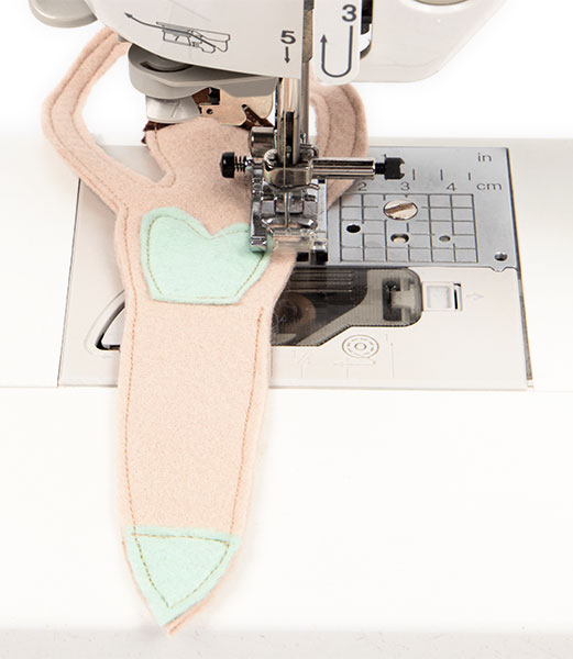 Ballerina Puppe nähen - Schritt 5