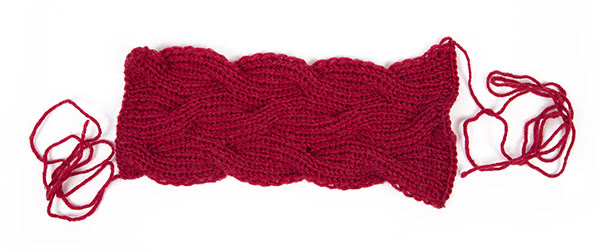 Becherwärmer stricken- Schritt 2