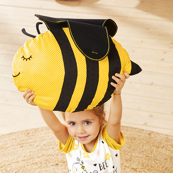 Bienenkissen nähen