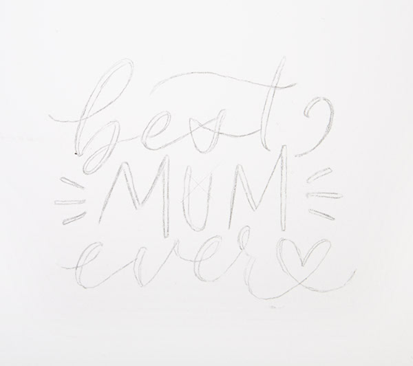 Bilderrahmen mit Trockenblumen basteln - Schritt 3