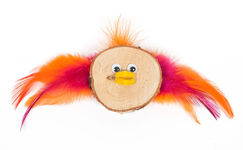 Vögel aus Birkenscheiben - Schritt - 5