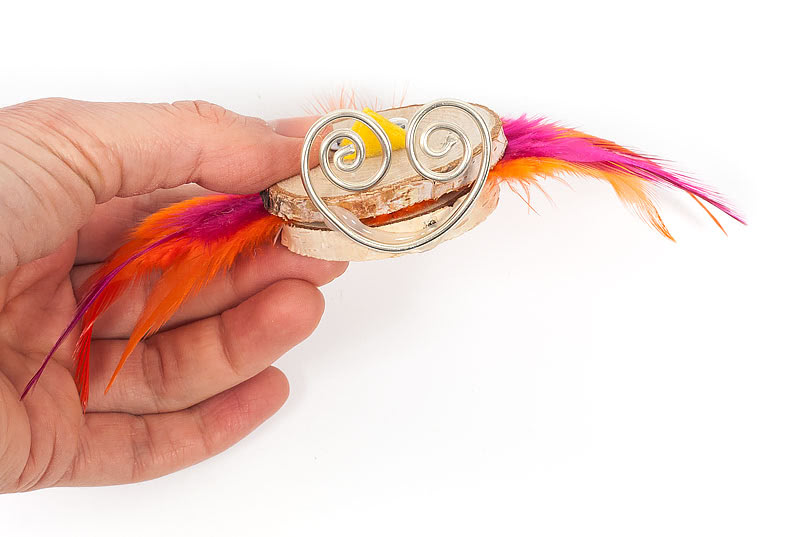 Vögel aus Birkenscheiben - Schritt - 8