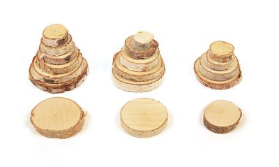 Birkenscheiben-Wichtel basteln - Schritt 1 Birkenscheiben-Wichtel basteln - Schritt 1