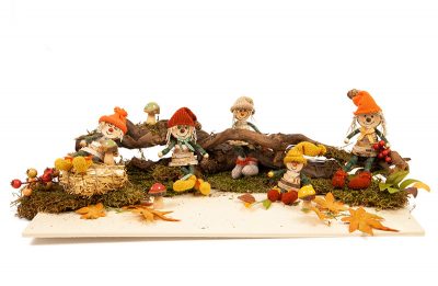 Birkenscheiben-Wichtel basteln - Schritt 22 Birkenscheiben-Wichtel basteln - Schritt 22