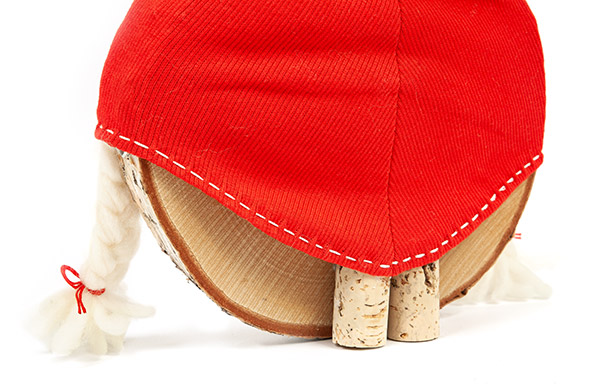 Wichtel aus Birkenscheibe basteln - Schritt 18 Wichtel aus Birkenscheibe basteln - Schritt 18