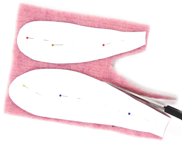 Birkenscheiben-Hasen basteln - Schritt 2