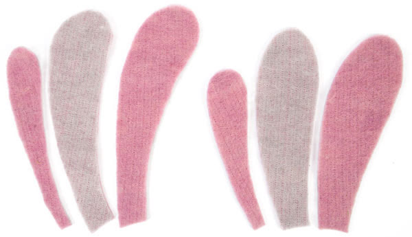 Birkenscheiben-Hasen basteln - Schritt 3