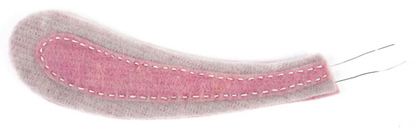 Birkenscheiben-Hasen basteln - Schritt 8