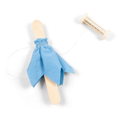 Blumenfeen aus Holzstäbchen basteln - Schritt 2 Blumenfeen aus Holzstäbchen basteln - Schritt 2