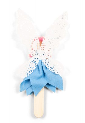 Blumenfeen aus Holzstäbchen basteln - Schritt 8 Blumenfeen aus Holzstäbchen basteln - Schritt 8