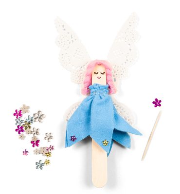 Blumenfeen aus Holzstäbchen basteln - Schritt 9 Blumenfeen aus Holzstäbchen basteln - Schritt 9