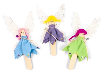 Blumenfeen aus Holzstäbchen basteln - Schritt 10 Blumenfeen aus Holzstäbchen basteln - Schritt 10